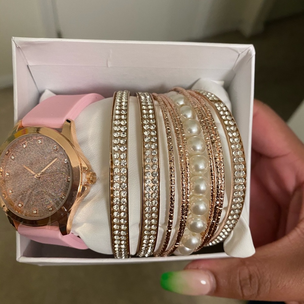 Pink watch